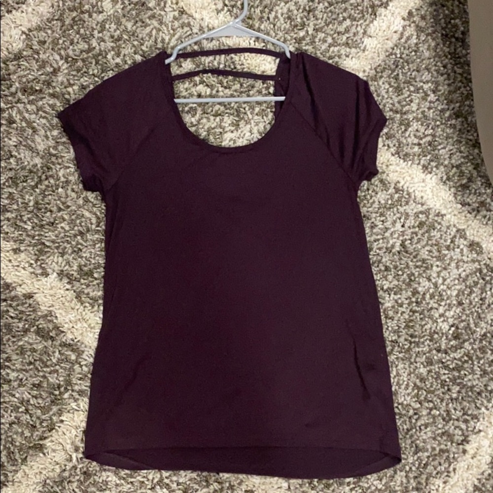 Purple champion athletic shirt